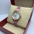 Ladies Watch || Magnative  Buckle Fashionable Pink Stainless Steel Fashionable Watch For Women ||. 