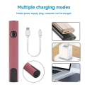 JAERBEE 510 Interface Battery Soldering Iron Portable Fast Heating Welding Repair Tool Wireless Charging Soldering Iron Pink. 