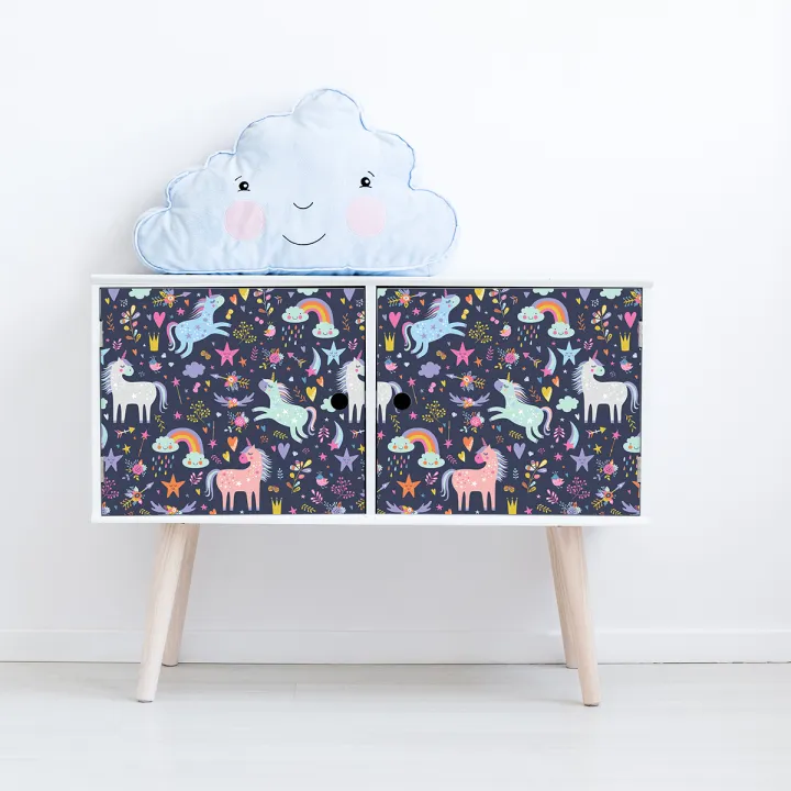 Artsy%20Home%20Kids%20Children's%20Unicorn%20Furniture%20Sticker%20120cm%20x%2040cm%20-%20Image%204