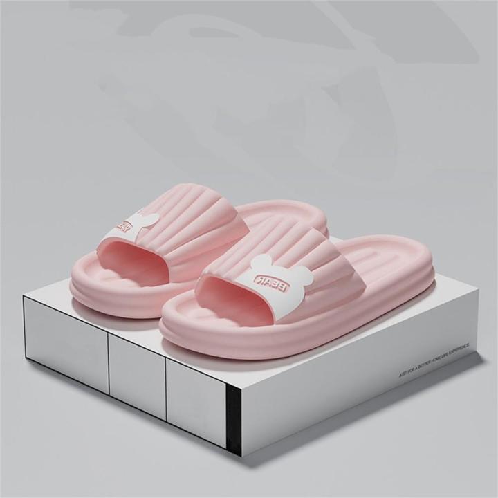 Thick%20Sole%20Beach%20Slides%20Comfortable%20Ultra%20Light%20Cartoon%20Design%20Bathroom%20Sandals%20Anti%20Slip%20Soft%20Couples%20Slipper%20for%20Beachwear%20-%20Image%202