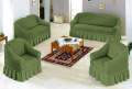 Stretchable Elastic Sofa Cover Set (2+1+1). 