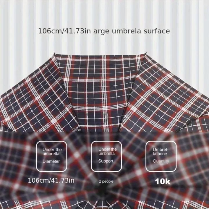 UV%20Protection%20Three%20Folding%20Check%20Umbrella%20For%20Unisex%20-%20Image%207