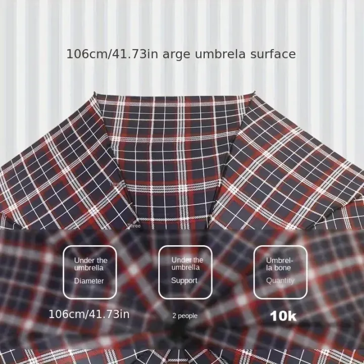 UV%20Protection%20Three%20Folding%20Check%20Umbrella%20For%20Unisex%20-%20Image%207