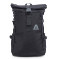 AI Ghost Bagpack Black Roll Up Bagpack, Rolling Bagpack. 