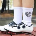 DISICHEN Sales promotion Heart Chain Print Mid Tube Men Socks Black White Solid Color Sport Fashion Sweat Absorption Breathability Autumn Men's Socks. 
