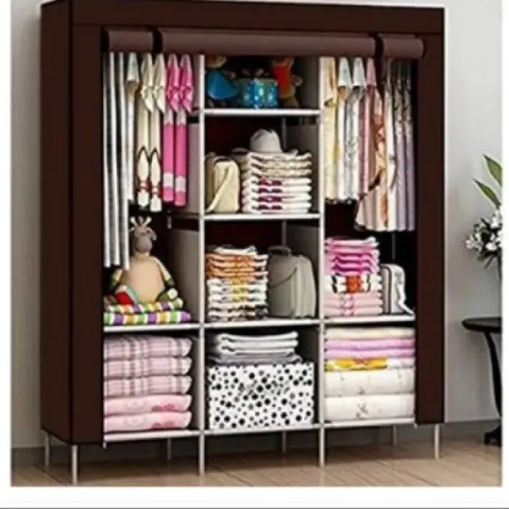 3%20Layer%20Folding-%20Storage%20Wardrobe%20Model-88130%20Portable%20Foldable%20Fabric%20Wardrobe%20Closet%20Storage%20Organizer%20For%20Clothes%20Rack%20Colour-%20Brown%20-%20Image%204