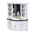 1/12 Doll House Miniature Cupboard Wash Basin Sink Cabinet Furniture Mini Decor Pretend Play Simulation Furniture Toys. 