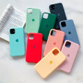 Apple iPhone 11 Pro (Tripple Camera-Small Size-5.8" Screen) Liquid Silicone Soft Cover Case | Microfiber Inside. 