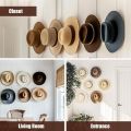 Practical Wall Mounted Hat Storage Rack Simple Modern Hat Hook Plastic Decorative Hook Closet Door. 