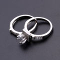 Certiou Couple Rings All Match Wear-resistant Bright Luster Rings. 