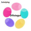 Difutagui Sutuiying Silicone Face Wash Brush Clean Pores Baby Shampoo Brush Special Hot Selling Baby Bath Brush Soft Hair Round Shampoo Comb Home Use. 