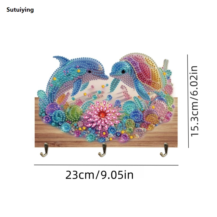Sutuiying%201pc/Set%20DIY%20Diamond%20Painting%20Wall%20Hangers%20with%20Hooks%20Wall%20Mounted%20Fifty%20percent%20discount%20Wooden%20Coat%20Hook%20with%203%20Metal%20Hooks%20Diamond%20Art%20Hooks%20for%20Keys%20-%20Image%208
