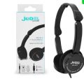 HEADPHONE WITH MICROPHONE  IN WIRE IN SINGLE 3.5 MM JACK MODEL Jedel HS-612  Noise Isolation, Soft Cushion, Black COLOUR EAR BUD SIZE 5CM IN DIAMETER. 