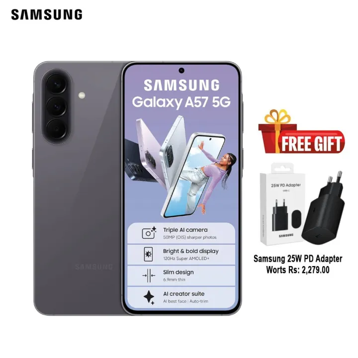 Samsung%20Galaxy%20A57%205G%20Smartphone%20(8GB+256GB)%E2%80%93%20120Hz%20AMOLED,%205000mAh%20Battery%20-%20Image%202