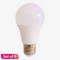 ULTRA TEC White LED Bulb E27 5Watt Set Of 6. 