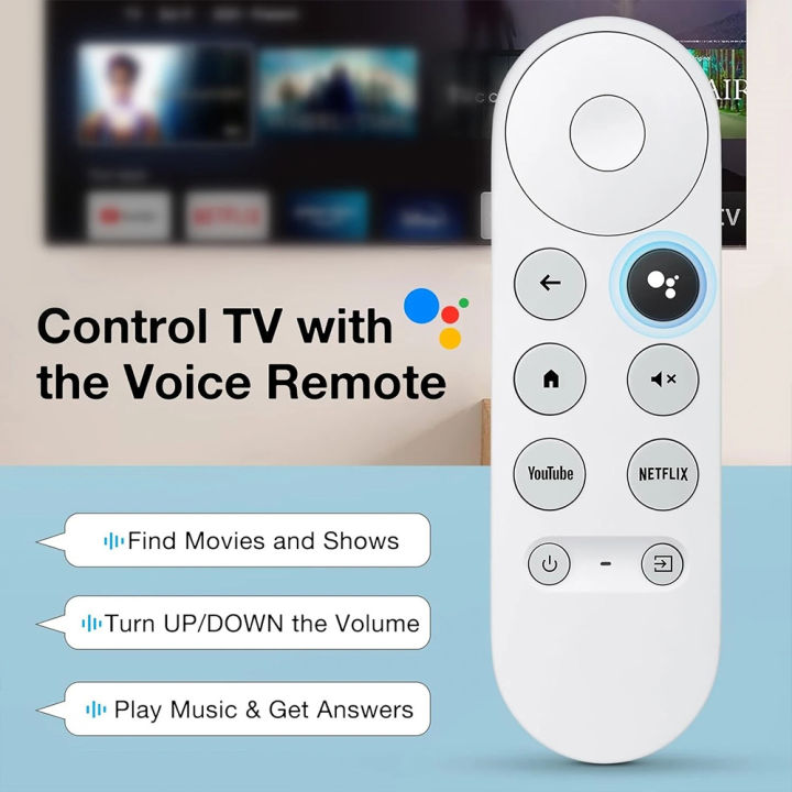 NEW%20Replacement%20Voice%20Remote%20Cotrol%20Compatible%20with%20Google%20Chromecast%204K%20Snow%20G9n9n/GA01409-US/GA01919-US/GA01920-US/Ga01923/Ga02463%20-%20Image%206