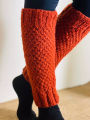 Red Woolen Leg Warmer For Girls. 