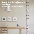 Chart Transparent Height Measurement Wall Sticker 2-Meter Height Waterproof Growth Chart Accurate Without Damaging Walls Measuring Ruler Household. 