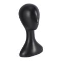 2X Lady High Plastic Wig Female Model Black. 
