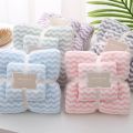 2 Pcs Coral Fleece Bath Towel Small & Large Size Soft Towel for Women Men Kids Water Absorbent No Lint Quick Drying Towel Set. 