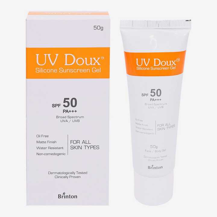 Uv Doux Silicone Sunscreen Gel Spf 50+ 50gm
