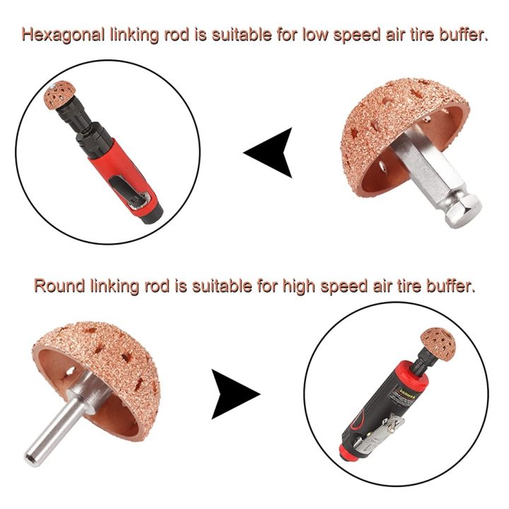 42mm%20Tire%20Buffer%20Wheel%20Bowl%20Type%20Grinding%20Tungsten%20Steel%20Tire%20Repair%20Tool%20with%202%20Pcs%20Linking%20Rod%20Adapter%20-%20Image%202