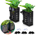 2 Pack Aquarium Plant Holder Set with Hooks and Suction Cups, Hanging Aquatic Planter Cups for Aquarium Decorations Plants Set Kit. 
