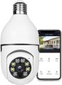 2.4GHz WiFi Light Bulb Security Camera with Indoor Security Camera | Night Vision |  Motion Detection. 