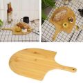 Premium Smooth Long Handle Pizza Peel Nonstick Bamboo Wood Bamboo Pizza Cutting Board Easy Storage Durable Serving Board Baking Tool. 