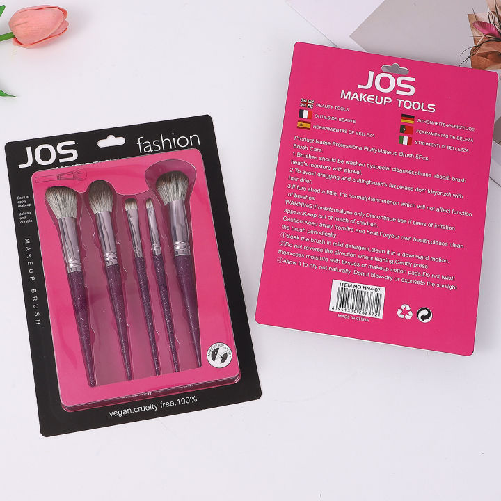 JOS%20European%20and%20American%20cross-border%20makeup%20brushes%20set%20of%20five%20brushes,%20brushes%20that%20do%20not%20pierce%20the%20face,%20pink%20beauty%20tools,%20eyeshadow%20brushes%20-%20Image%203