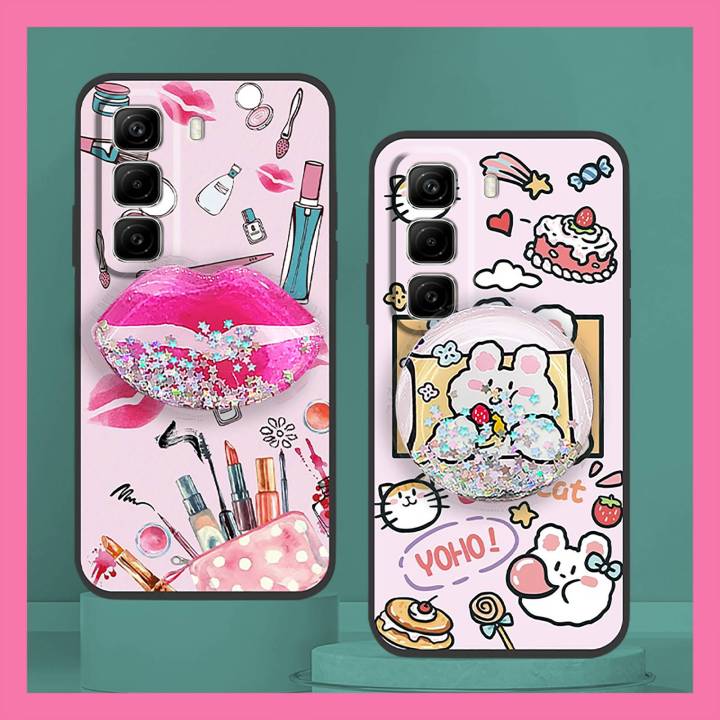 Glitter%20Anti-dust%20Phone%20Case%20For%20infinix%20Hot50%20Pro/X6881%20Waterproof%20glisten%20quicksand%20Simplicity%20Back%20Cover%20Soft%20Case%20-%20Image%207