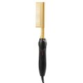Hot Comb Electric Straight Comb Hair Curler Hair Straightener Curling Iron Hair Curler Comb Hair Tools,EU Plug. 