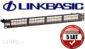 Linkbasic 24 Port Cat6 Rack Mount Patch Panel. 