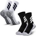 Pack Of 1 Pairs Men's Anti-Slip Sports Rubber Grip Football Futsal Socks Game new model. 