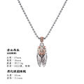 Hanging necklace blockbuster Lingyun jewelry women's pendant pendant gold cicada 925 silver men's s accessories original craftsman. 