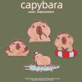 Capybara Patch Iron On Patches For Clothing Stickers Embroidered Patches On Jackets DIY Clothes Stripes Stickers. 
