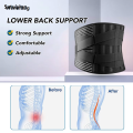 Wenefang Sutuiying 1Pcs Double Pull Back Lumbar Support Belt Waist Orthopedic Brace Profesional Luxury for Lumbar Pad,Injury,Lower Back Pain Relief for Herniated Disc. 
