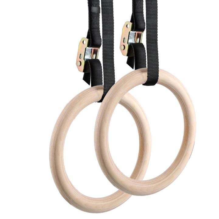 Spn'S%20Gymnastic%20Wooden%20Rings%20with%20Heavy%20Duty%20Adjustable%20Strap%20%7C%20Roman%20Rings%20Perfect%20for%20Calisthenics%20Competition%20and%20Conditioning%20Training%20-%20Image%206