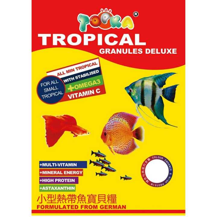 Tropical Granules Deluxe (TOPKA) Fish Food 100g