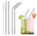 High Grade Stainless Steel Metal Straw  Set Brush Included Metal Straws Reusable Straws Eco-friendly and Natural. 
