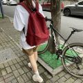 High Quality Nylon Versatile Backpack Black Grey White Red Large Capacity School Student Backpack Washable Waterproof Computer Bag Unisex. 