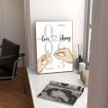 Lovers Personalized Poster Couple Names Date Custom Art Print Wedding Anniversary Wall Picture Canvas Painting Bedroom Decor. 