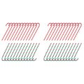ARELENE 96Pcs Christmas Plastic Fake Candy Canes Twisted Toy Crutch for Christmas Tree Hanging Decorations. 