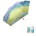 Ultraviolet Protection Mini Sun Umbrella Portable Lightweight 6-Folding Parasol Creative Multi-purpose Pocket Sunshade Umbrella Travel. 