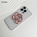 Sutuiying Simple art style flowers Phone Holder Socket Grip For Magsafe Fashion IPhone Mac Samsung Safe Ring Finger Expanding Stand. 