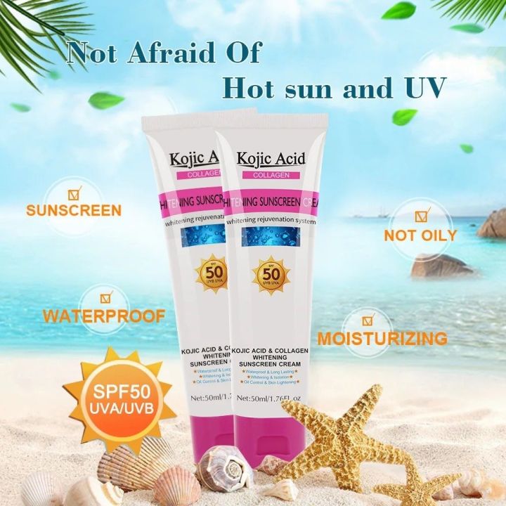 KOJIC%20ACID%20&%20COLLAGEN%20SUNSCREEN%20CREAM%2050ml%20-%20Image%205