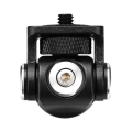 LKPCIGCXM 2X Hot Shoe Adjustable Monitor Holder Mount Camera Pan 360 Degree Tilt 180 Degree with Cold Shoe Mount and Tripod. 