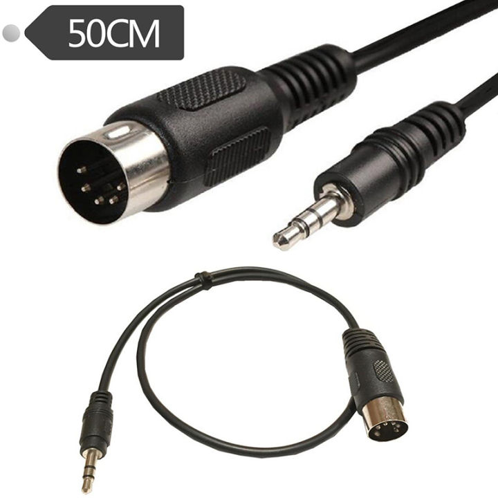 3.5mm%20Stereo%20Jack%20Audio%20Cable%203.5%20mm%20Aux%20Male%20To%20MIDI%20Din%205%20Pin%20MIDI%20Male%20Female%20Plug%200.5m%20For%20Microphone%20MIC%20-%20Image%202
