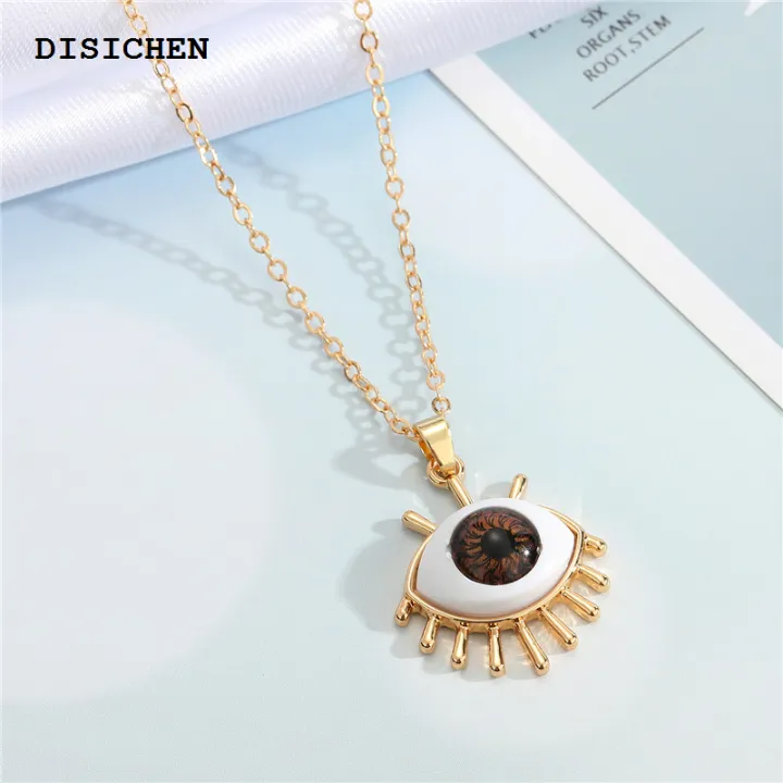 DISICHEN%20Fashion%201%20Pcs%20Resin%20Evil%20Eye%20Pendant%20Necklaces%20For%20Women%20Gift%20Jewelry%20Colored%20Eyelash%20Turkish%20Blue%20Eye%20Sweater%20Clavicle%20Chain%20N241%20-%20Image%207