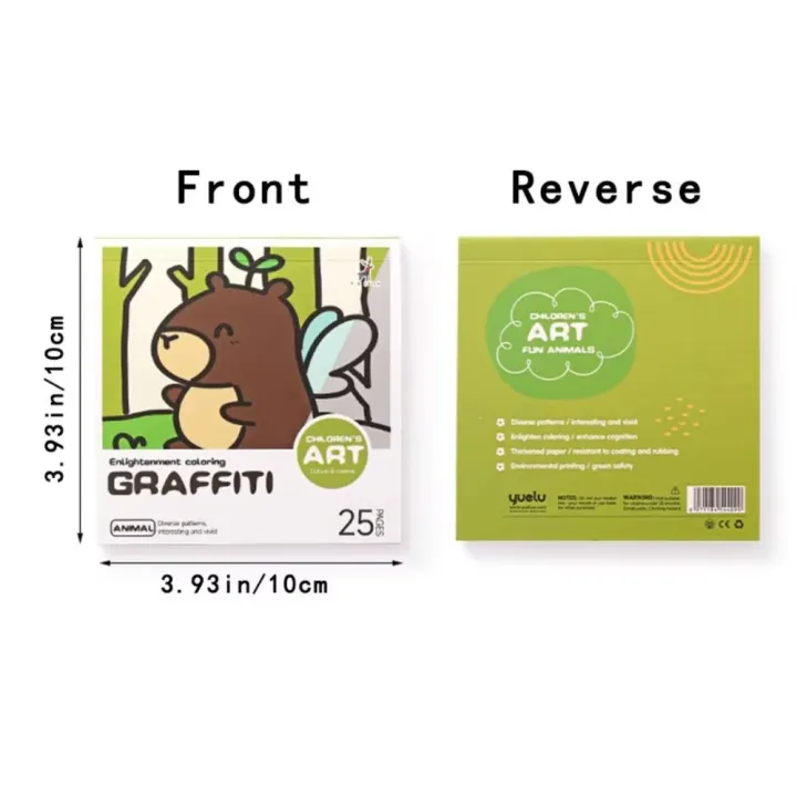 DIY%20Mini%20Cartoon%20Coloring%20Book%20Portable%20Note%20Coloring%20Watercolor%20Coloring%20Book%2025Sheets%20Doodle%20Books%20Children's%20Art%20-%20Image%202